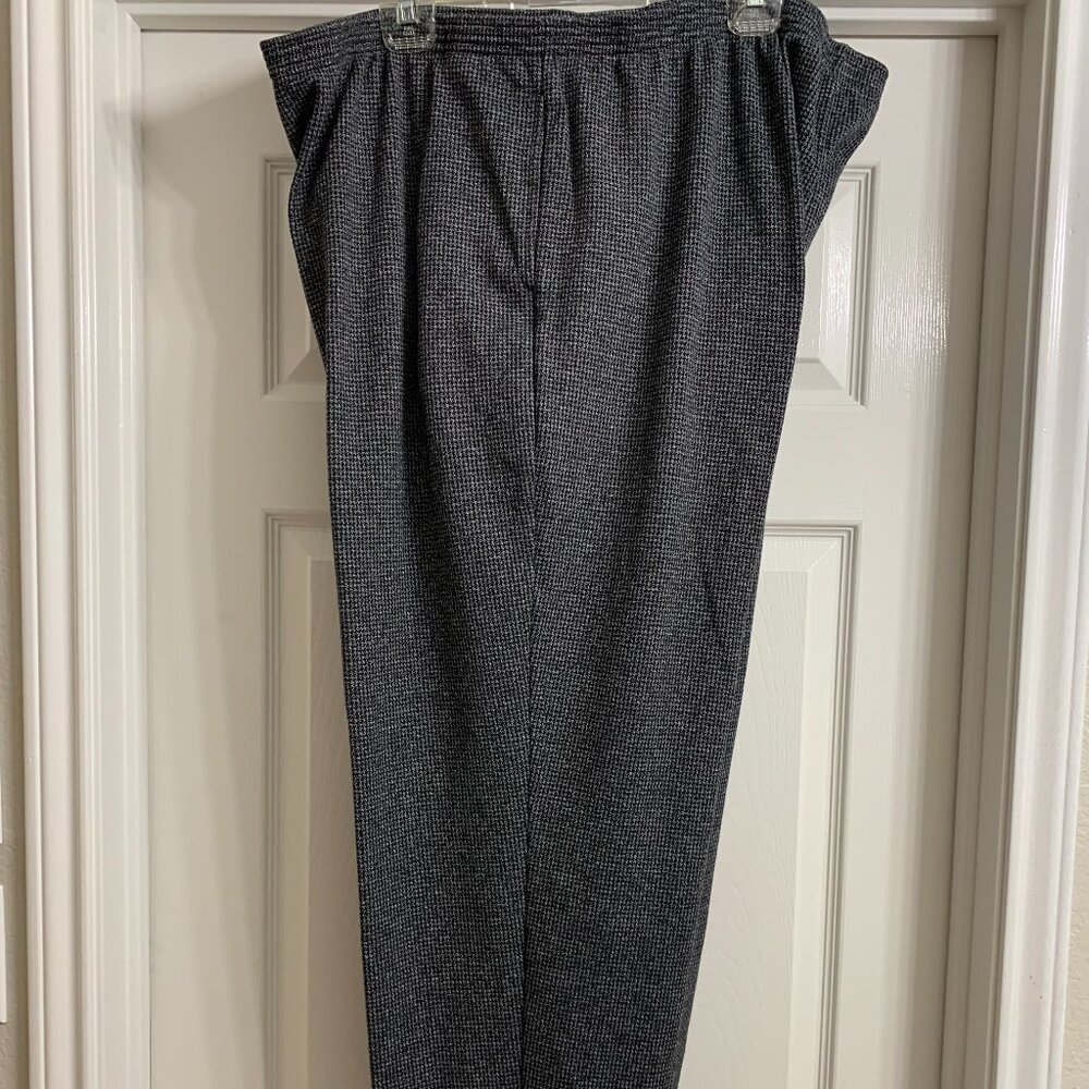 Draper's & Damon's Women's Houndstooth Print Pants Size 3X
